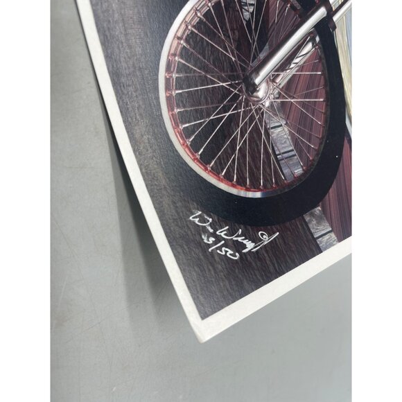 LE GM Harley Davidson motorcycle print artwork signed 3/50 16x12" READ - Picture 3 of 6